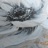 Floral 1436 Canvas Art 60 x 40 cm / Black