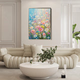 Floral 1437 Canvas Art 60 x 40 cm / Black