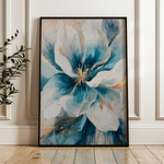Floral 1439 Canvas Art 60 x 40 cm / Black