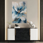 Floral 1439 Canvas Art 60 x 40 cm / Black