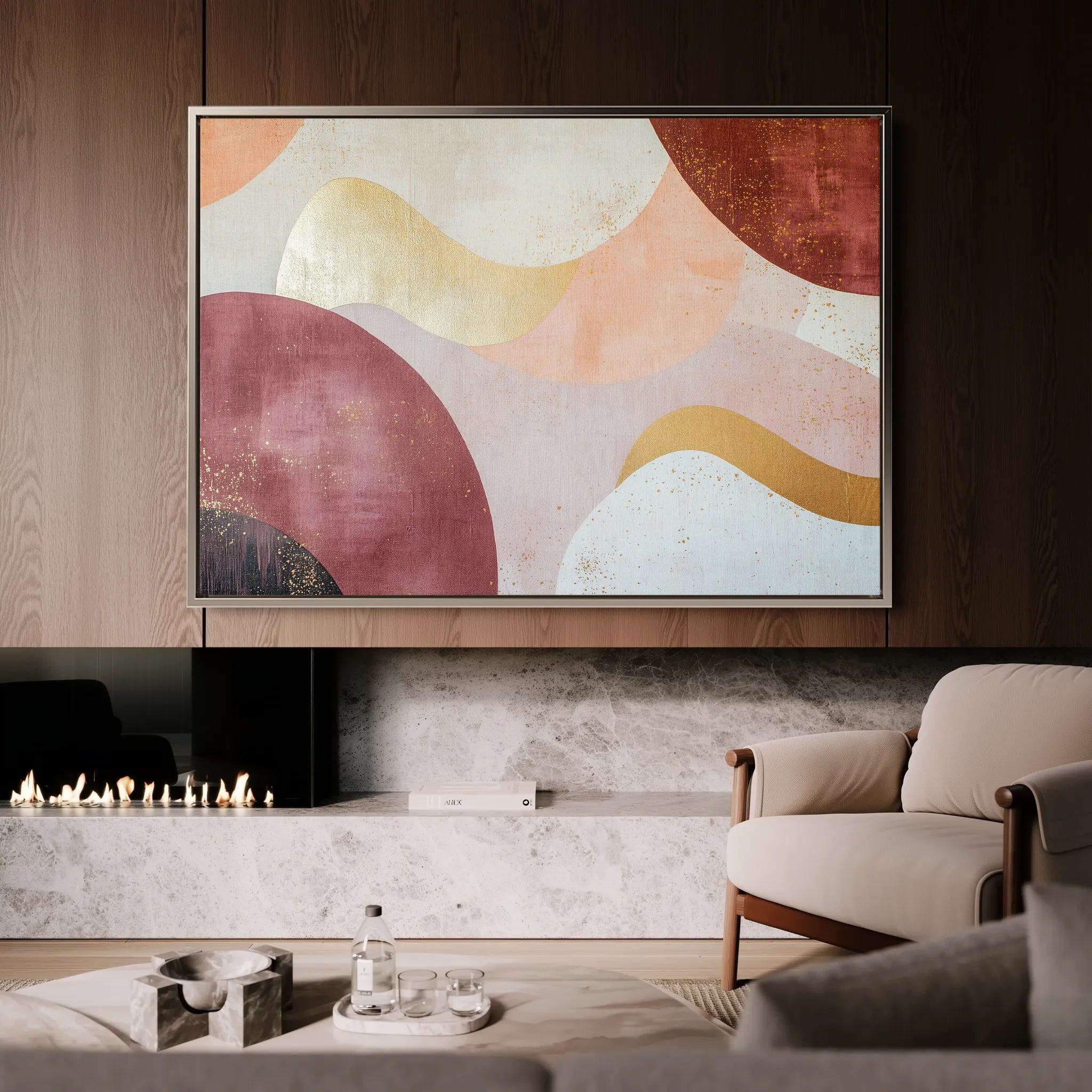 Boho 144 Canvas Art 60 x 40 cm / Black