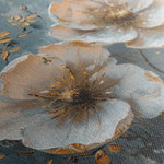 Floral 144 Canvas Art 60 x 40 cm / Black