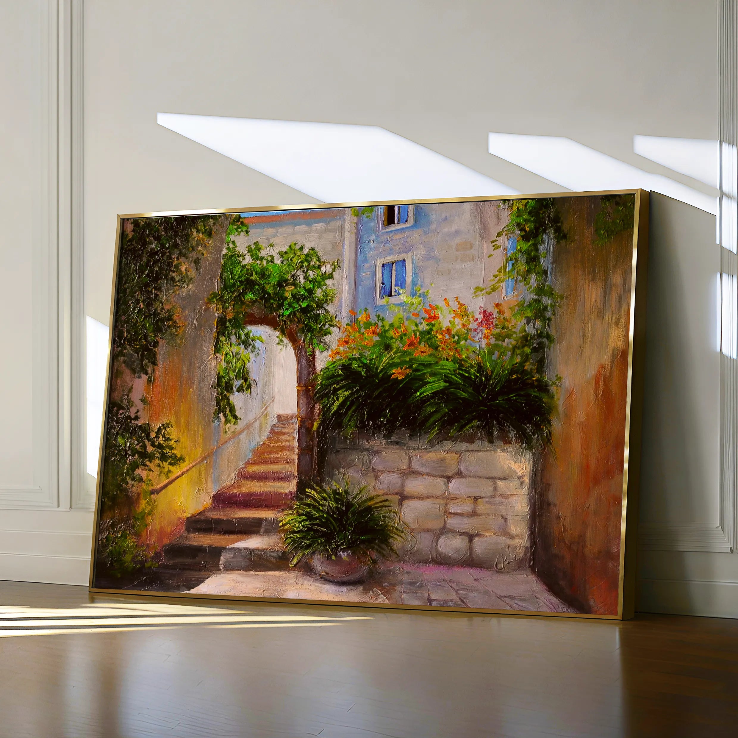 Landscape 144 Canvas Art 60 x 40 cm / Black