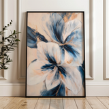 Floral 1440 Canvas Art 60 x 40 cm / Black
