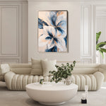 Floral 1440 Canvas Art 60 x 40 cm / Black