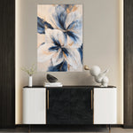 Floral 1440 Canvas Art 60 x 40 cm / Black