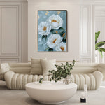 Floral 1441 Canvas Art 60 x 40 cm / Black
