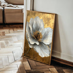Floral 1443 Canvas Art 60 x 40 cm / Black