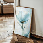Floral 1445 Canvas Art 60 x 40 cm / Black