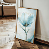 Floral 1445 Canvas Art 60 x 40 cm / Black