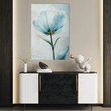 Floral 1445 Canvas Art 60 x 40 cm / Black