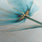 Floral 1445 Canvas Art 60 x 40 cm / Black