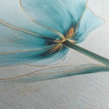 Floral 1445 Canvas Art 60 x 40 cm / Black