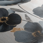 Floral 1446 Canvas Art 60 x 40 cm / Black