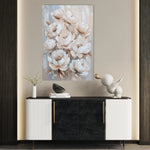Floral 1447 Canvas Art 60 x 40 cm / Black