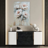 Floral 1448 Canvas Art 60 x 40 cm / Black