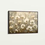 Floral 145 Canvas Art 60 x 40 cm / Black