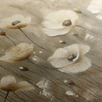 Floral 145 Canvas Art 60 x 40 cm / Black