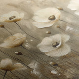 Floral 145 Canvas Art 60 x 40 cm / Black