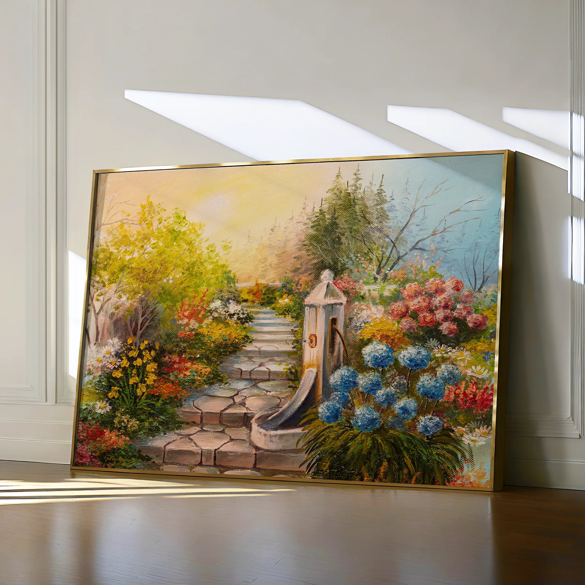 Landscape 145 Canvas Art 60 x 40 cm / Black