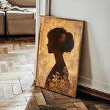Portrait 145 Canvas Art 60 x 40 cm / Black