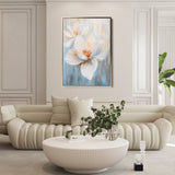 Floral 1452 Canvas Art 60 x 40 cm / Black