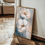 Floral 1453 Canvas Art 60 x 40 cm / Black