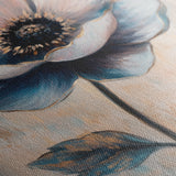 Floral 1457 Canvas Art 60 x 40 cm / Black