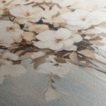 Floral 1458 Canvas Art 60 x 40 cm / Black