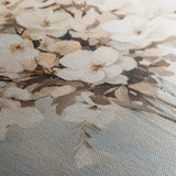 Floral 1458 Canvas Art 60 x 40 cm / Black