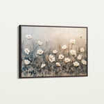 Floral 146 Canvas Art 60 x 40 cm / Black