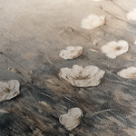 Floral 146 Canvas Art 60 x 40 cm / Black