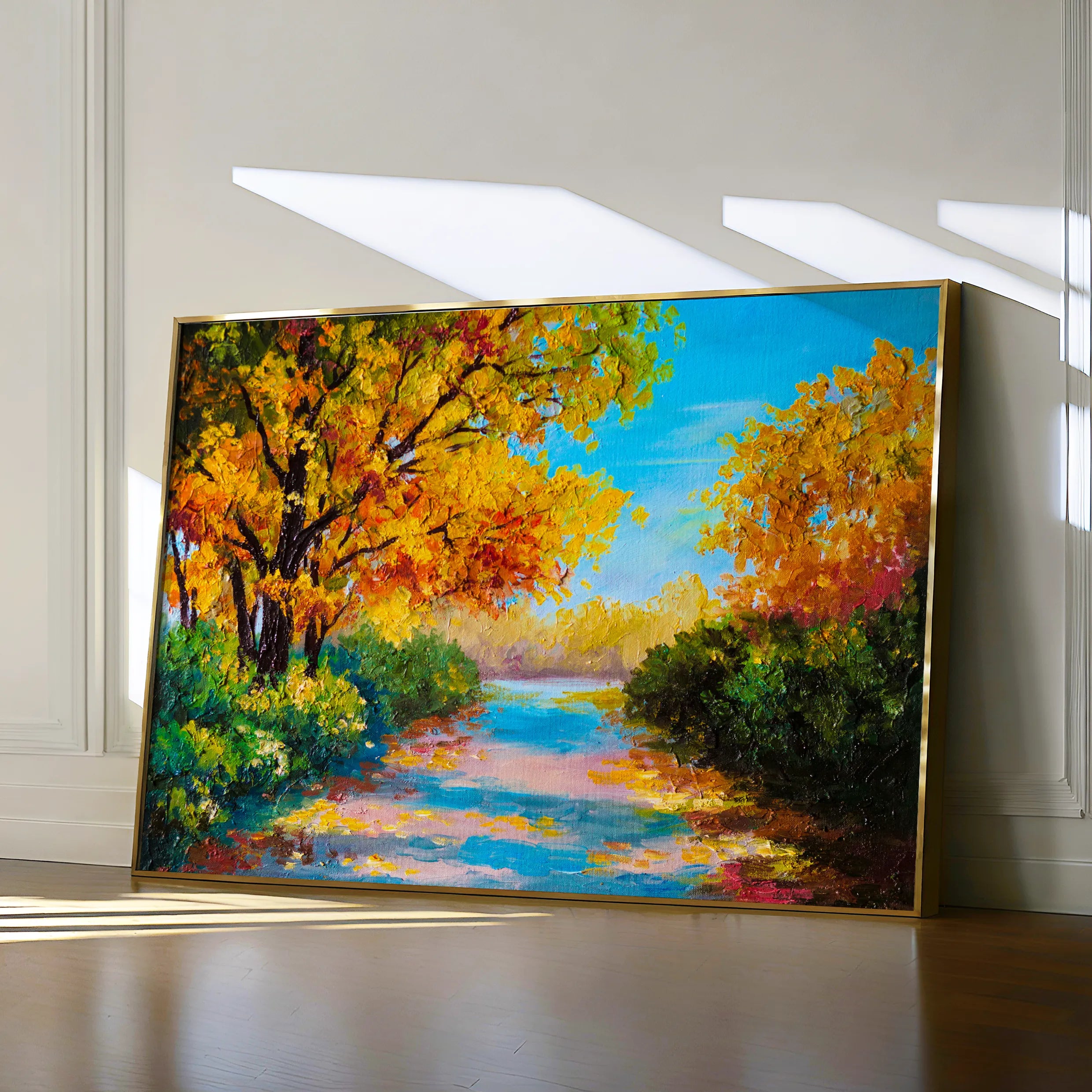 Landscape 146 Canvas Art 60 x 40 cm / Black
