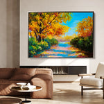 Landscape 146 Canvas Art 60 x 40 cm / Black