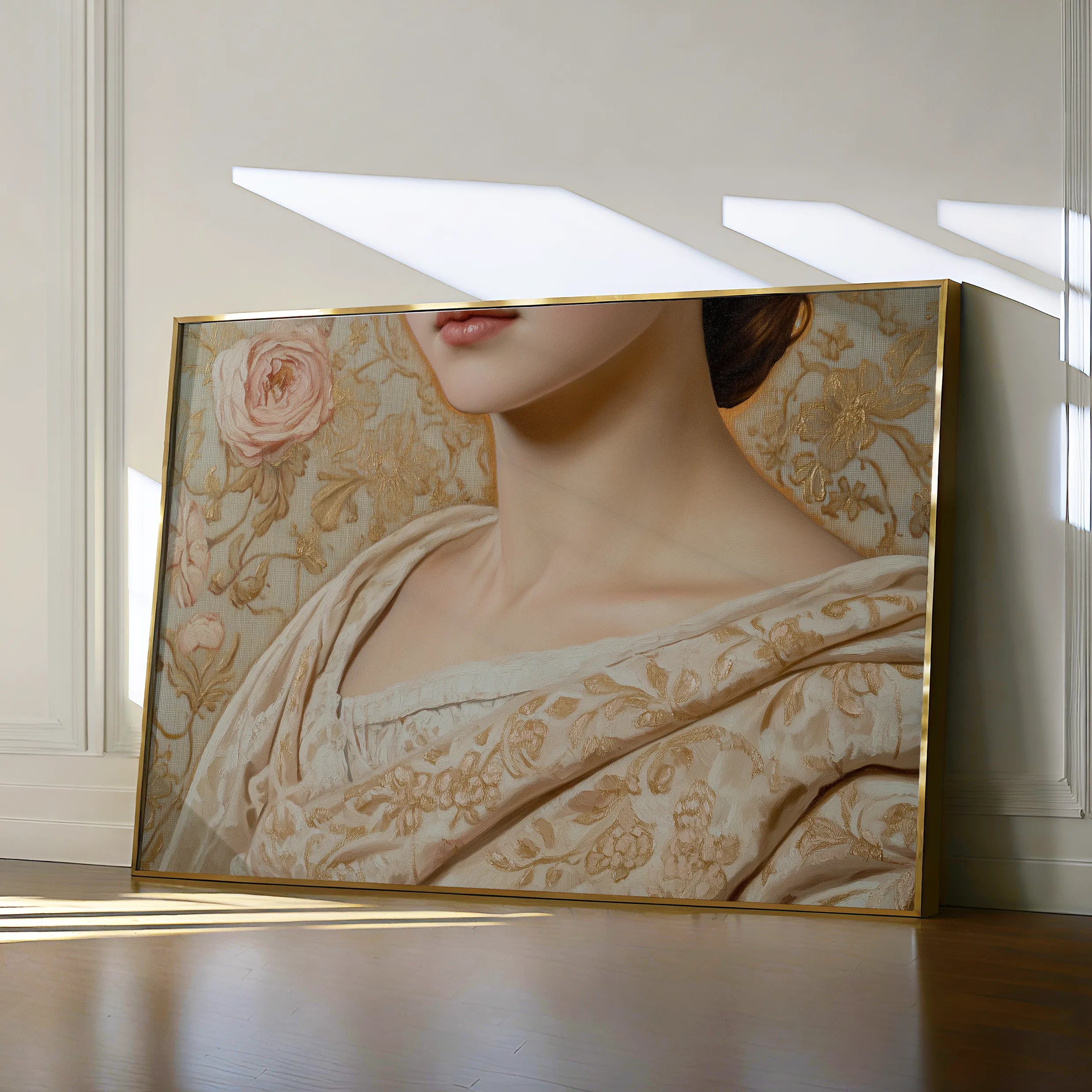 Portrait 146 Canvas Art 60 x 40 cm / Black