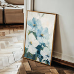 Floral 1462 Canvas Art 60 x 40 cm / Black
