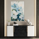 Floral 1462 Canvas Art 60 x 40 cm / Black