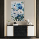 Floral 1463 Canvas Art 60 x 40 cm / Black