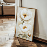 Floral 1465 Canvas Art 60 x 40 cm / Black