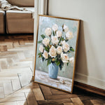 Floral 1467 Canvas Art 60 x 40 cm / Black