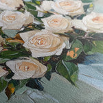 Floral 1467 Canvas Art 60 x 40 cm / Black
