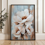 Floral 1469 Canvas Art 60 x 40 cm / Black