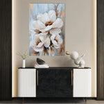 Floral 1469 Canvas Art 60 x 40 cm / Black