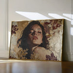 Portrait 147 Canvas Art 60 x 40 cm / Black