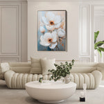 Floral 1470 Canvas Art 60 x 40 cm / Black