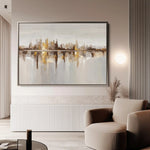 Abstract 1471 Canvas Art 60 x 40 cm / Black