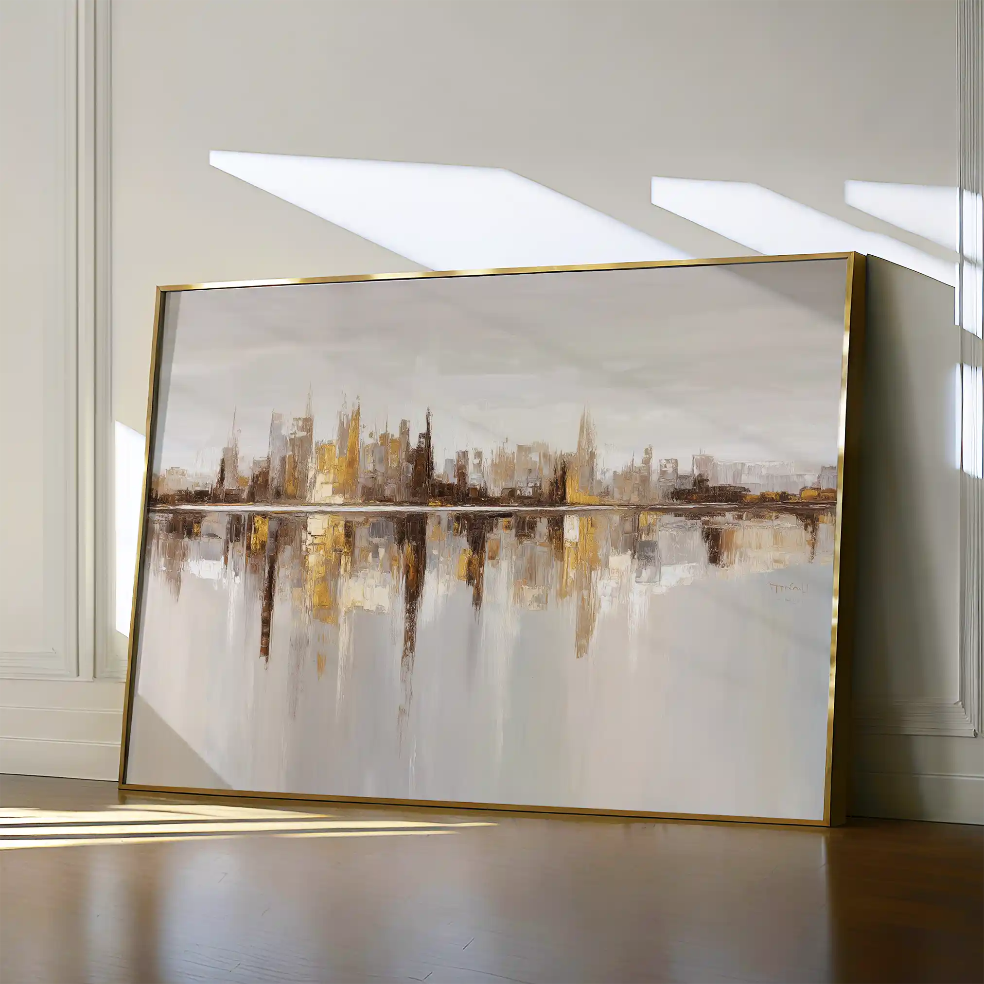 Abstract 1471 Canvas Art 60 x 40 cm / Black