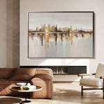 Abstract 1471 Canvas Art 60 x 40 cm / Black