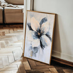 Floral 1471 Canvas Art 60 x 40 cm / Black