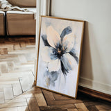 Floral 1471 Canvas Art 60 x 40 cm / Black